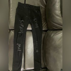 Men’s skinny black jeans